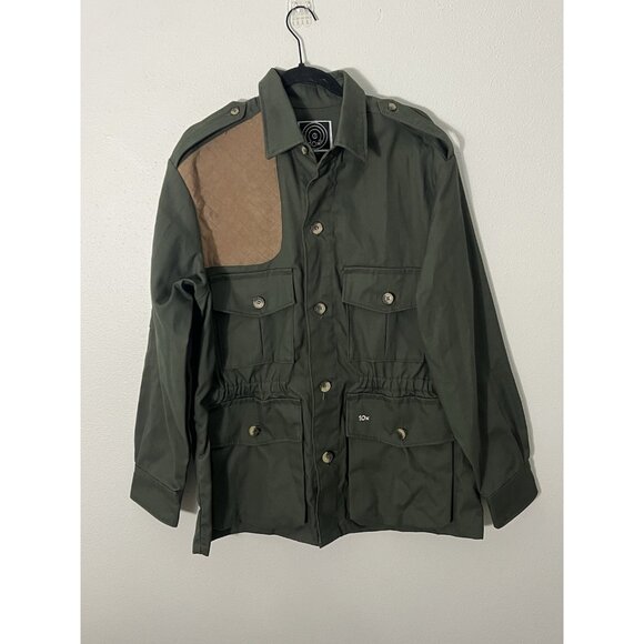 10X Shooting Hunting Jacket Size Large Regular 42-44 Green X371340L - Picture 1 of 13